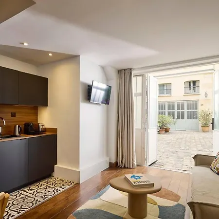 Un 1-ch/1-sdb Confortable- Place Des Vosges Apartamento París